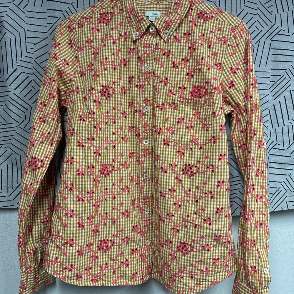 Women's Odille (Anthropologie) Eyelet Button Down Shirt
